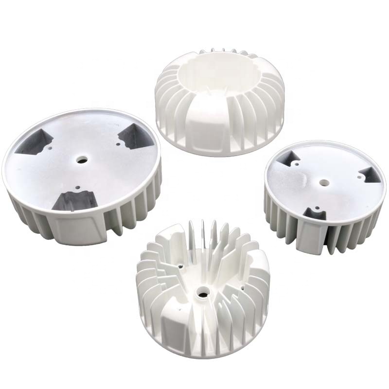 Dissipadores de calor de luz LED personalizados Fundição sob pressão e usinagem de alumínio